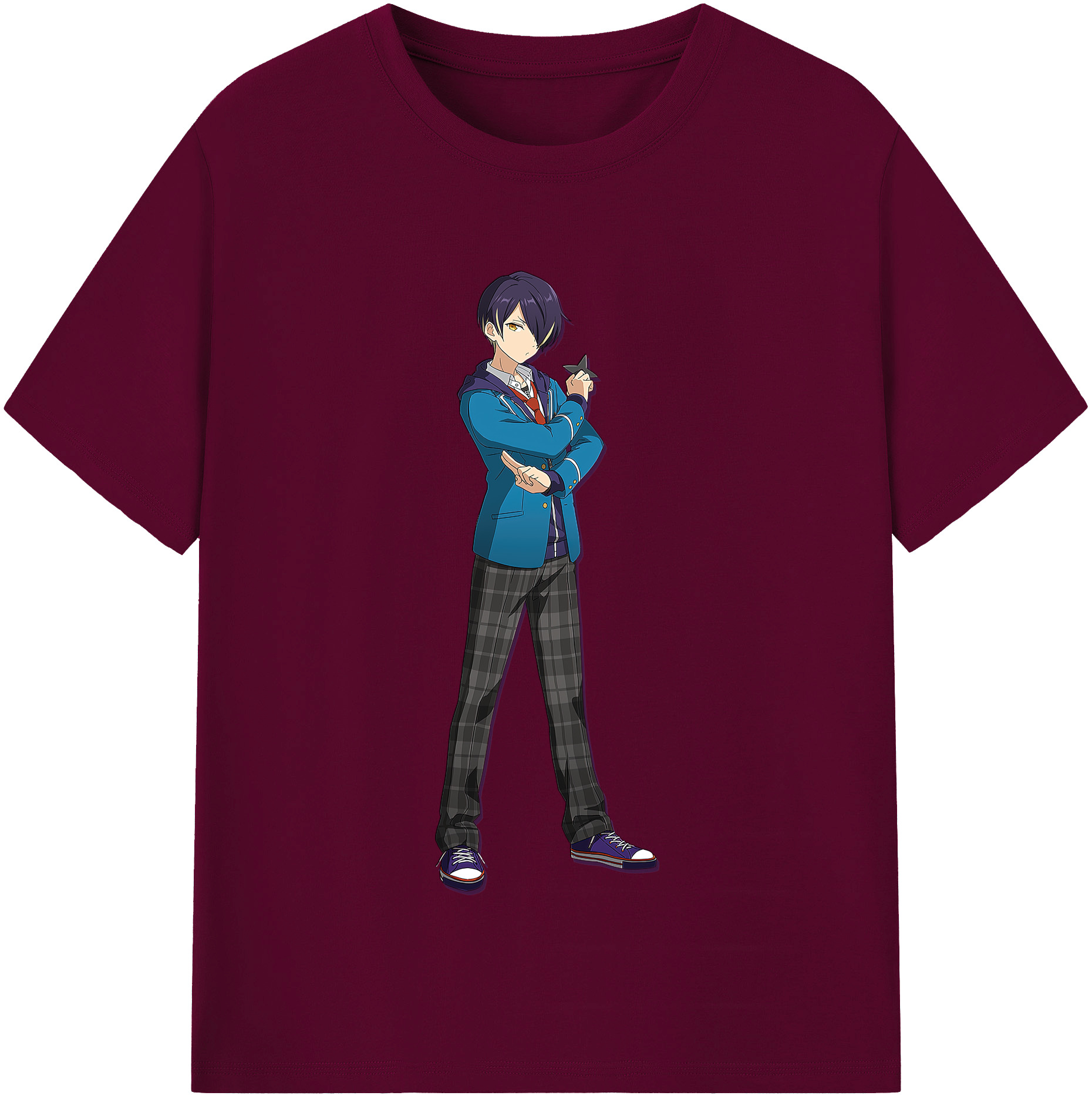 （画像用） あんさんぶるスターズ! Ensemble Stars レディースカジュアルプリントTシャツ（綿100％）